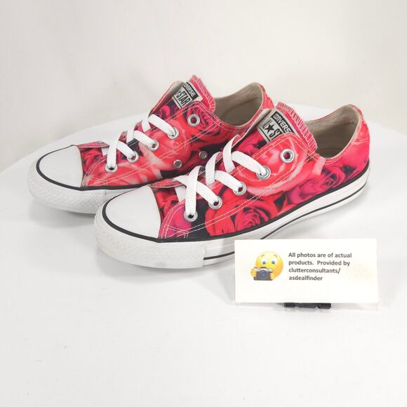 Converse All Star Athletic Sneaker Shoe Womens Size 6 Mens Size 4 146436C Red - Picture 1 of 9